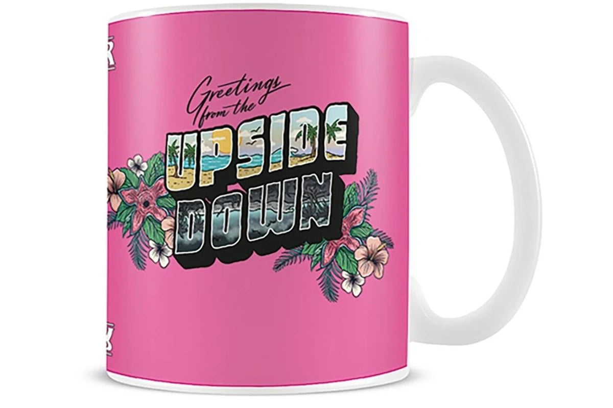 Stranger Things Pink Upside Down Mug