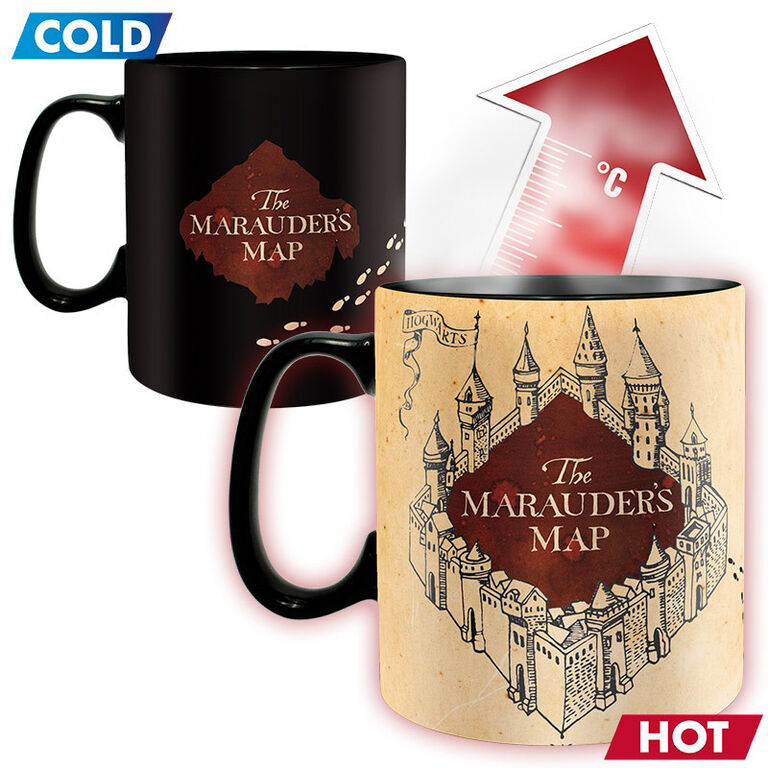 Harry Potter Marauder Map Heat Change Mug