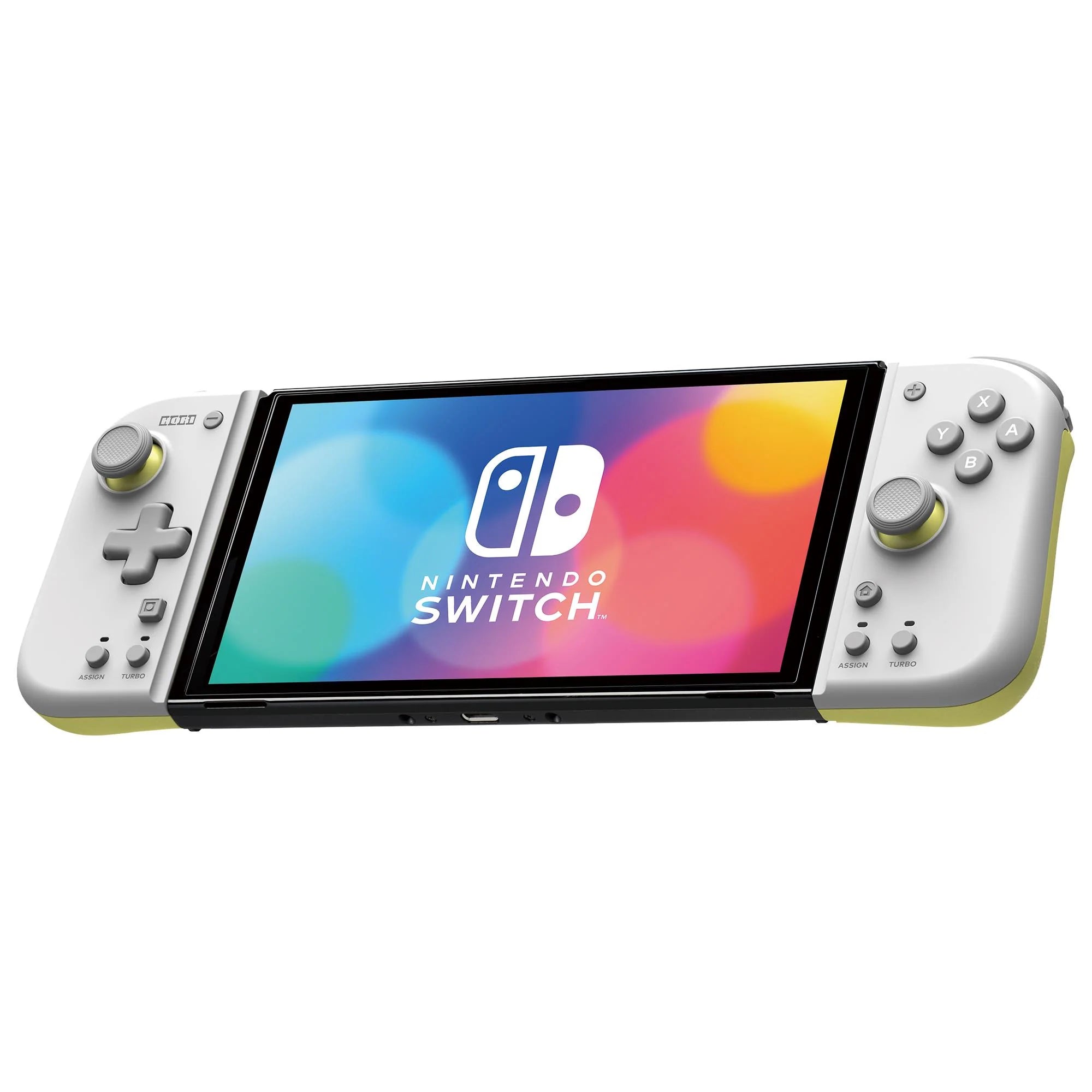 HORI Switch Split Pad Compact (Grey & Yellow)