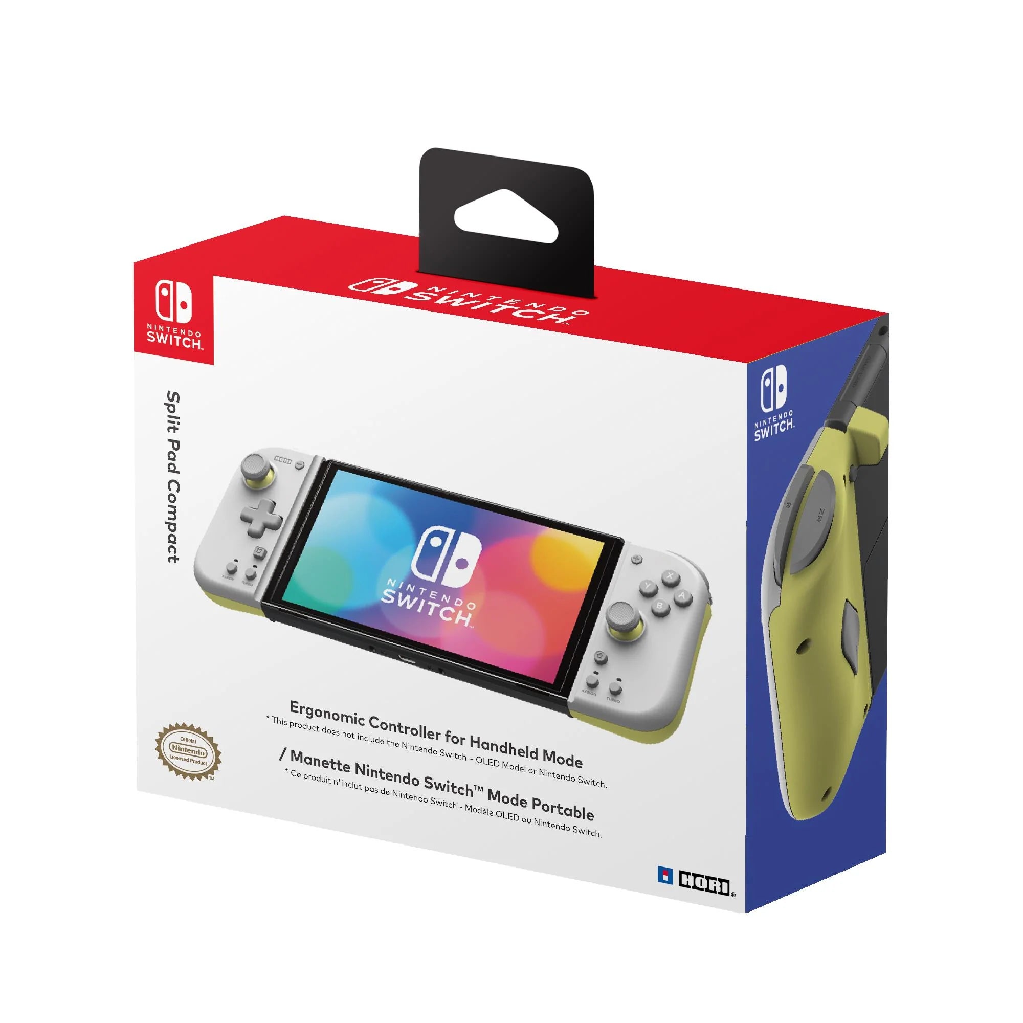 HORI Switch Split Pad Compact (Grey & Yellow)