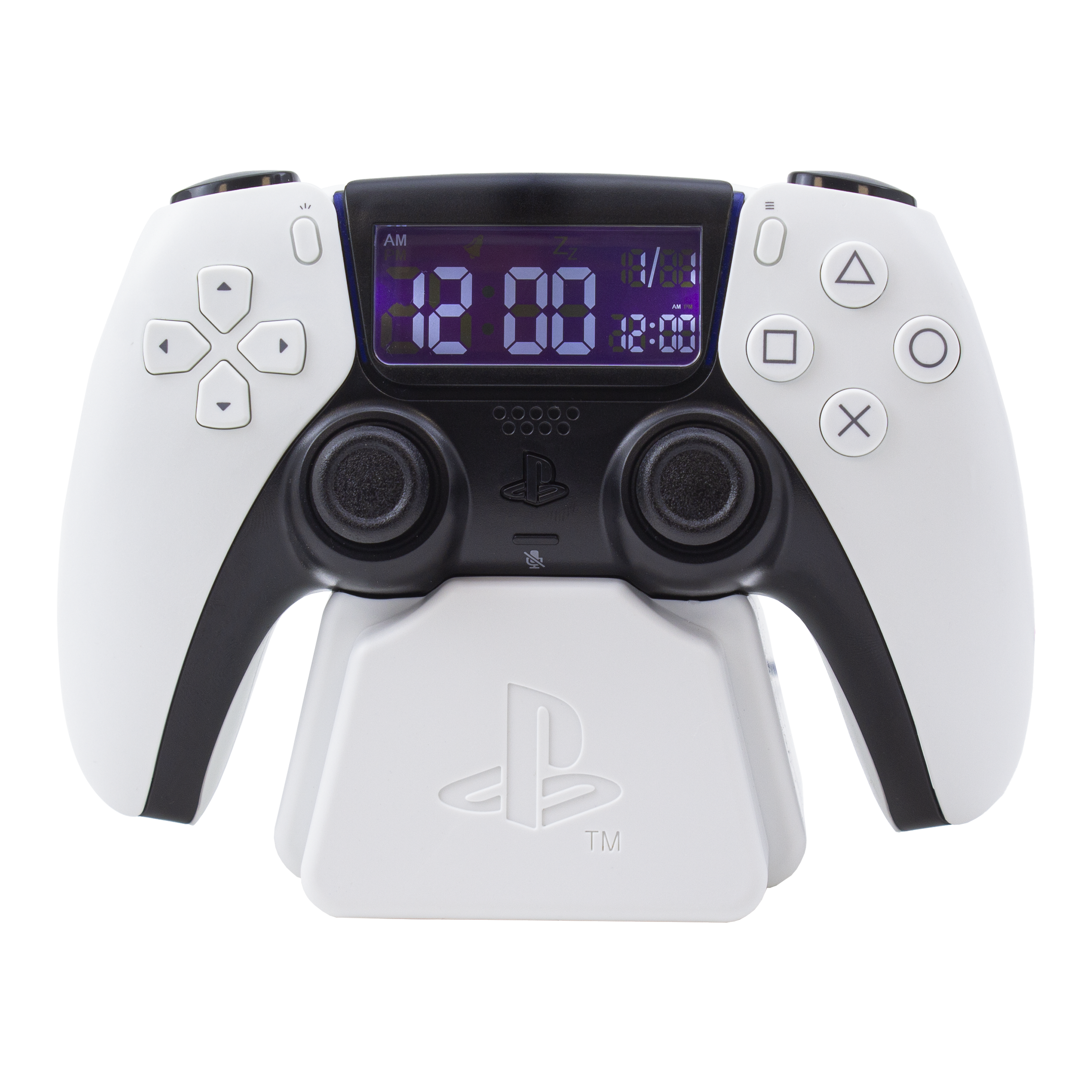 PlayStation PS5 Digital Alarm Clock (White Base)