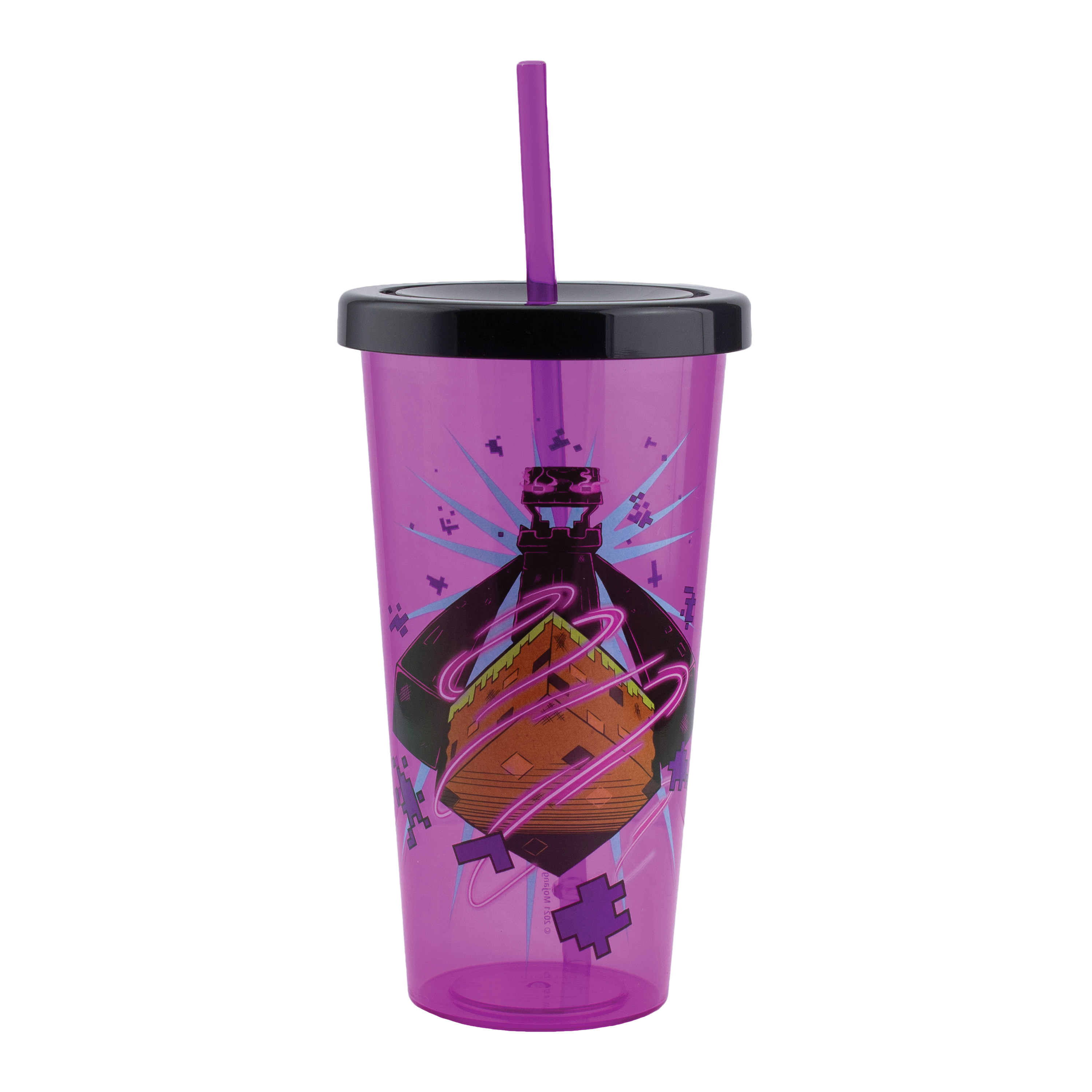 Minecraft Cup with Straw