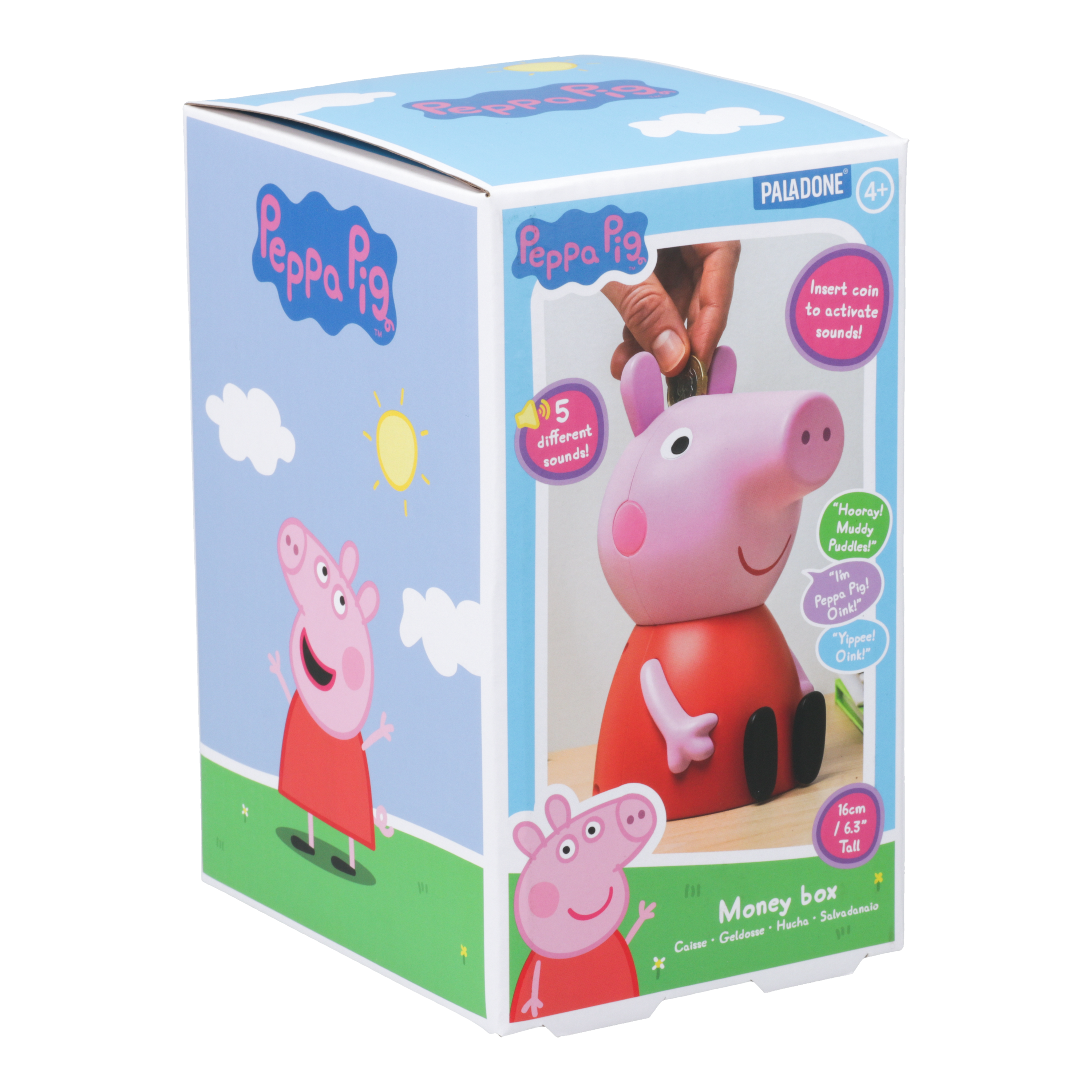 Peppa Pig Shaped Money Box