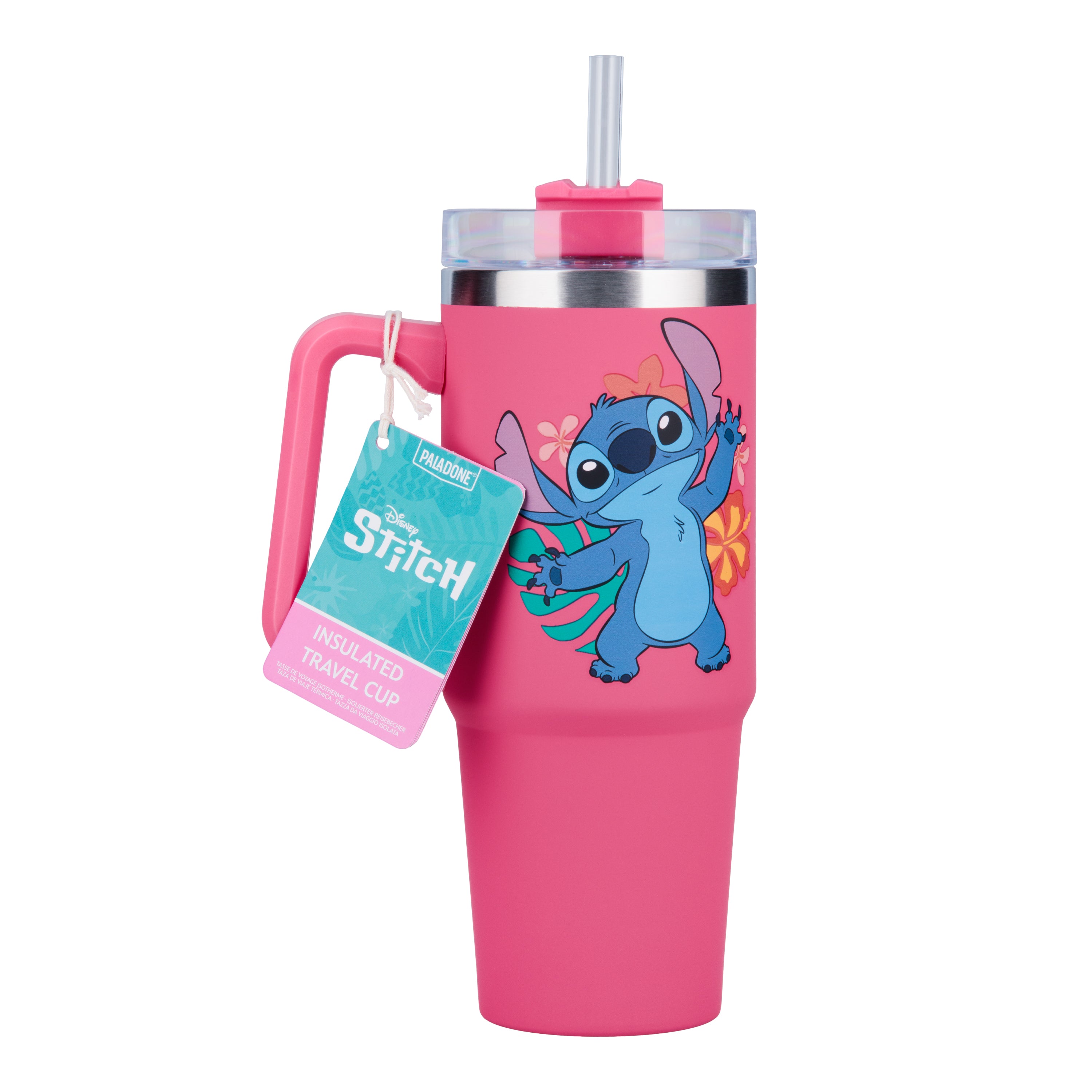 Disney Stitch Travel Cup (with Straw)