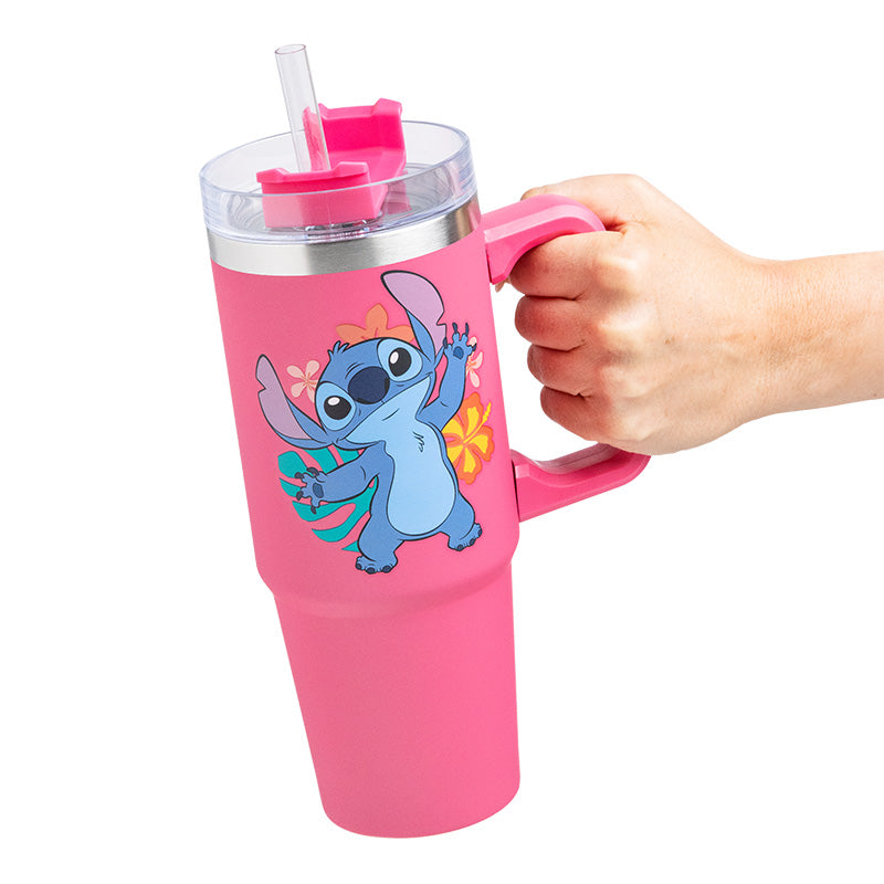 Disney Stitch Travel Cup (with Straw)