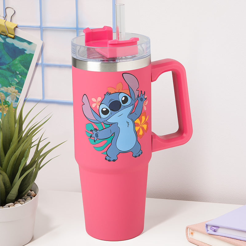 Disney Stitch Travel Cup (with Straw)