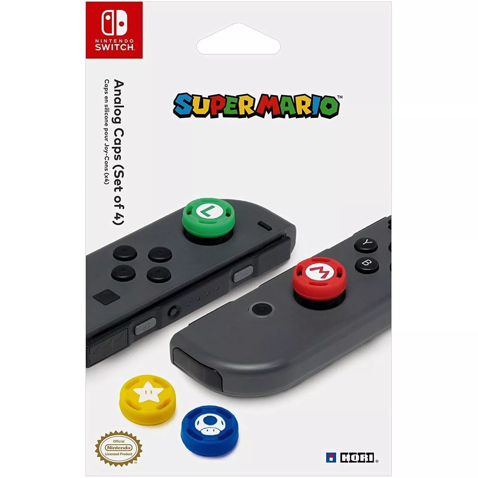 Hori Switch Analog Cap Set (Mario)