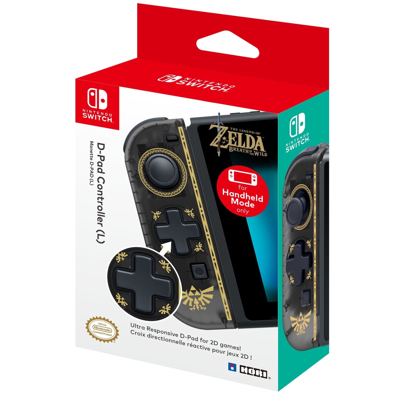 Hori Switch D-Pad Controller (Zelda)