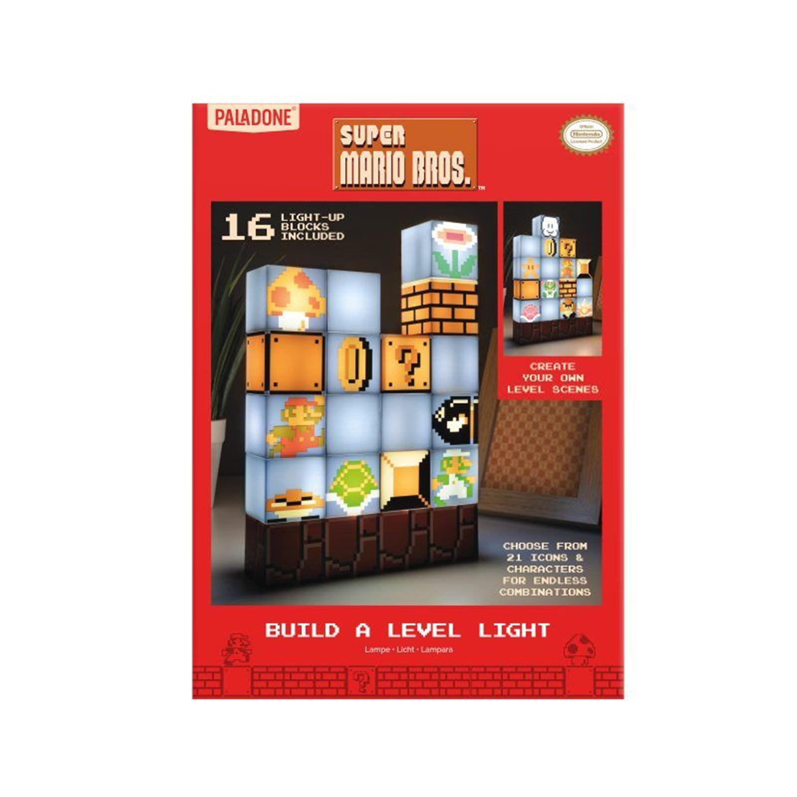 Paladone Mario Build-A-Level Light