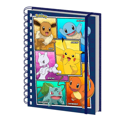 IM Pokemon Character Grid A5 Wiro Notebook