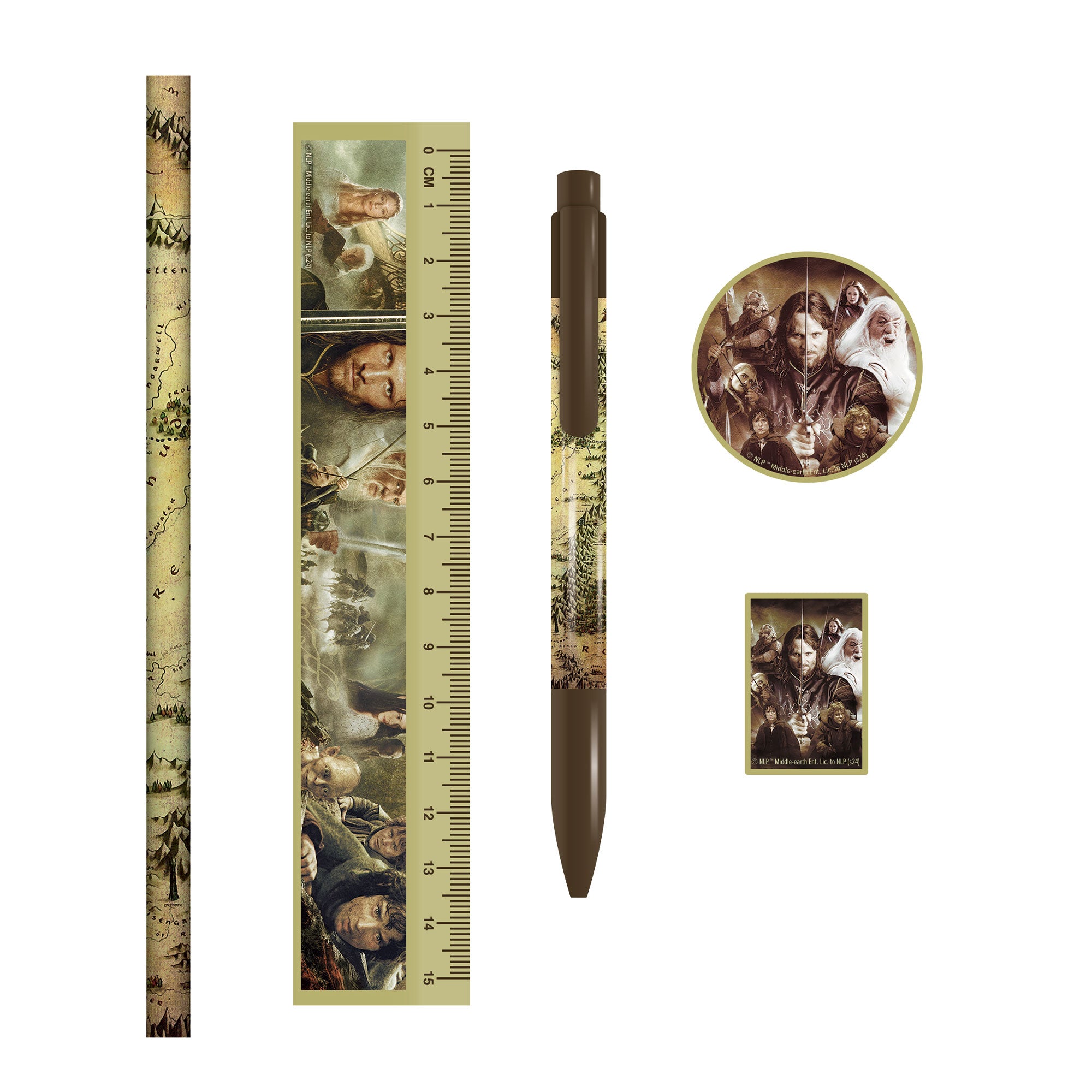 Lord of the Rings Characters Stationery Set