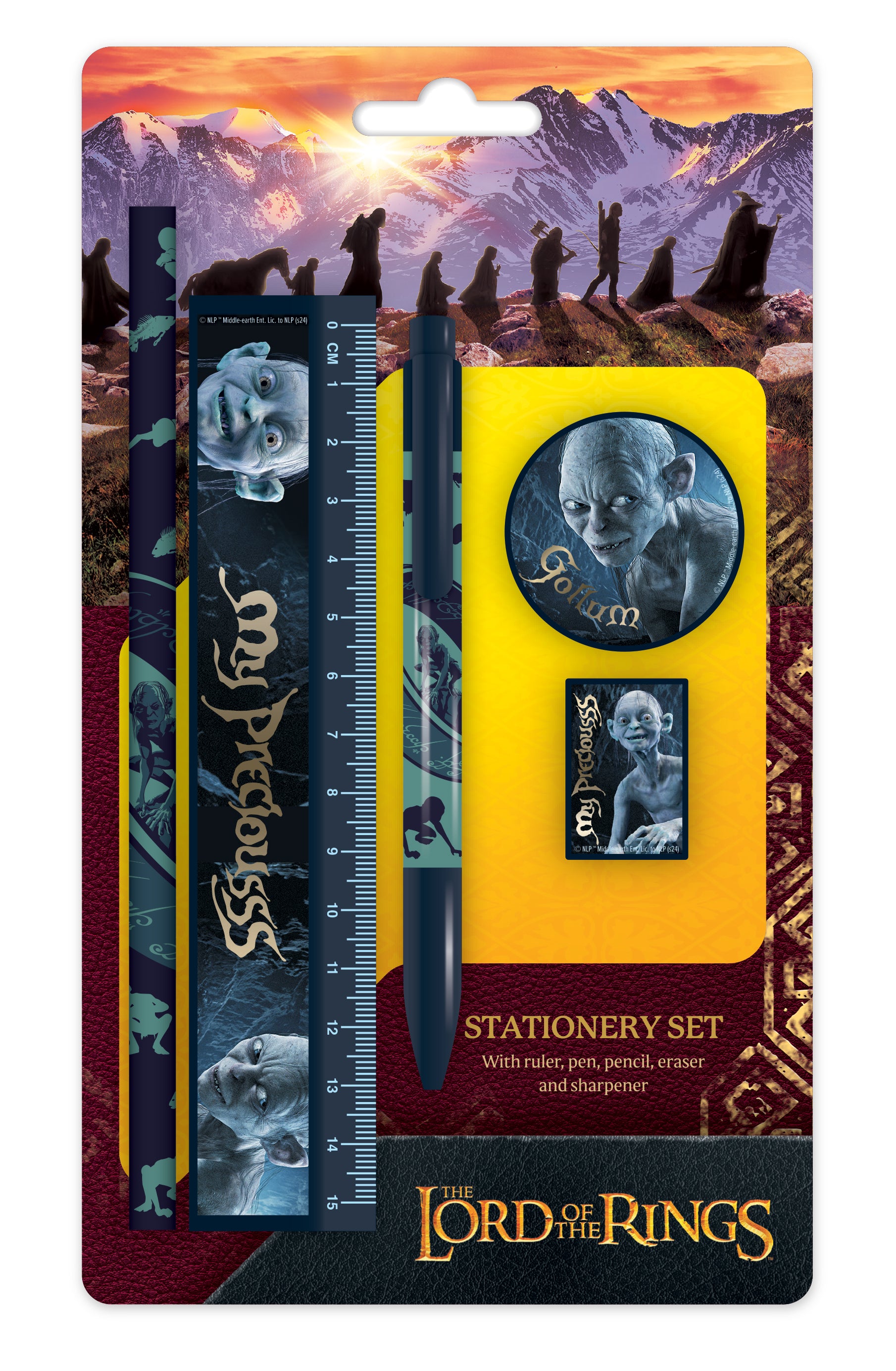 Lord of the Rings Gollum Stationery Set