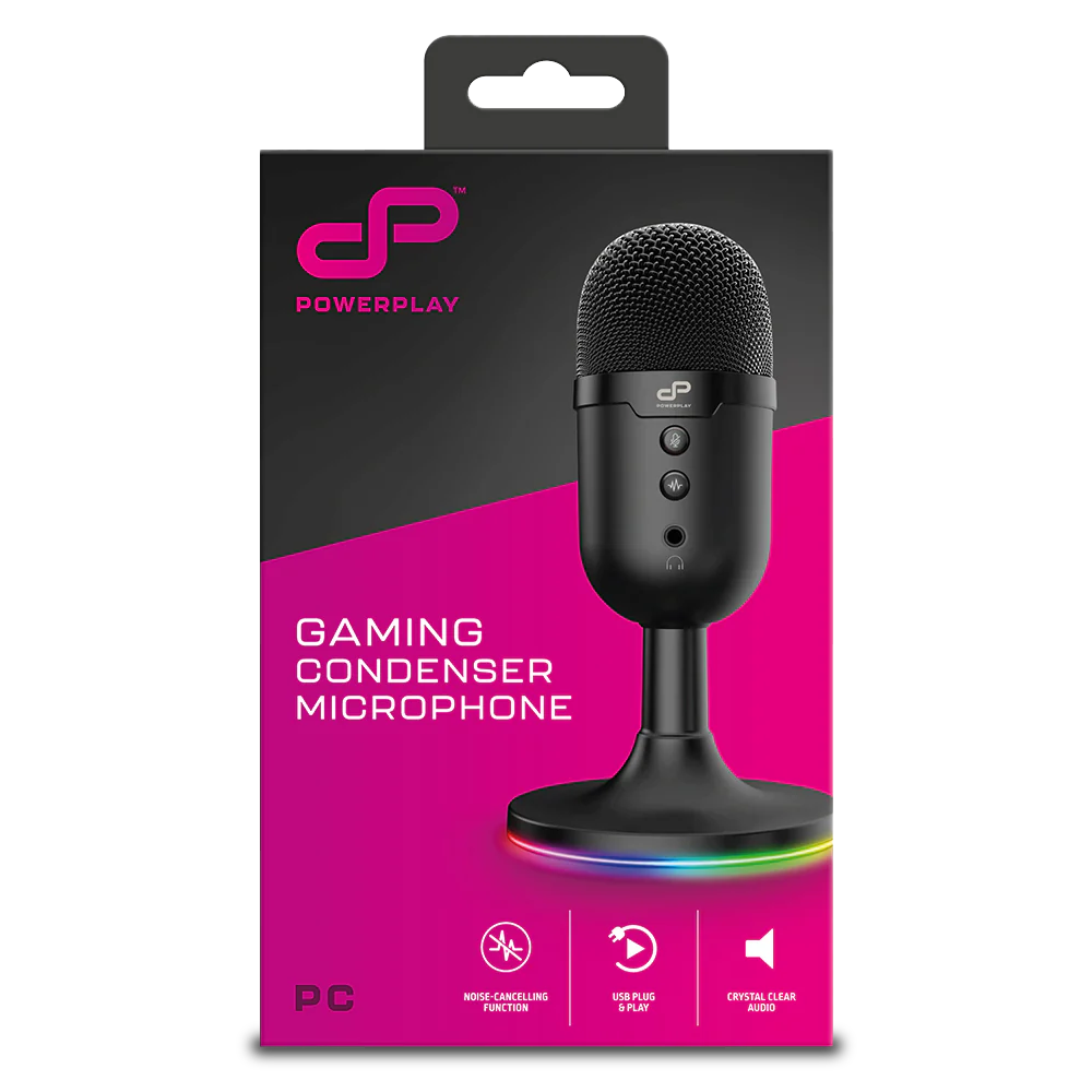 Powerplay Gaming Condenser Microphone (Black)