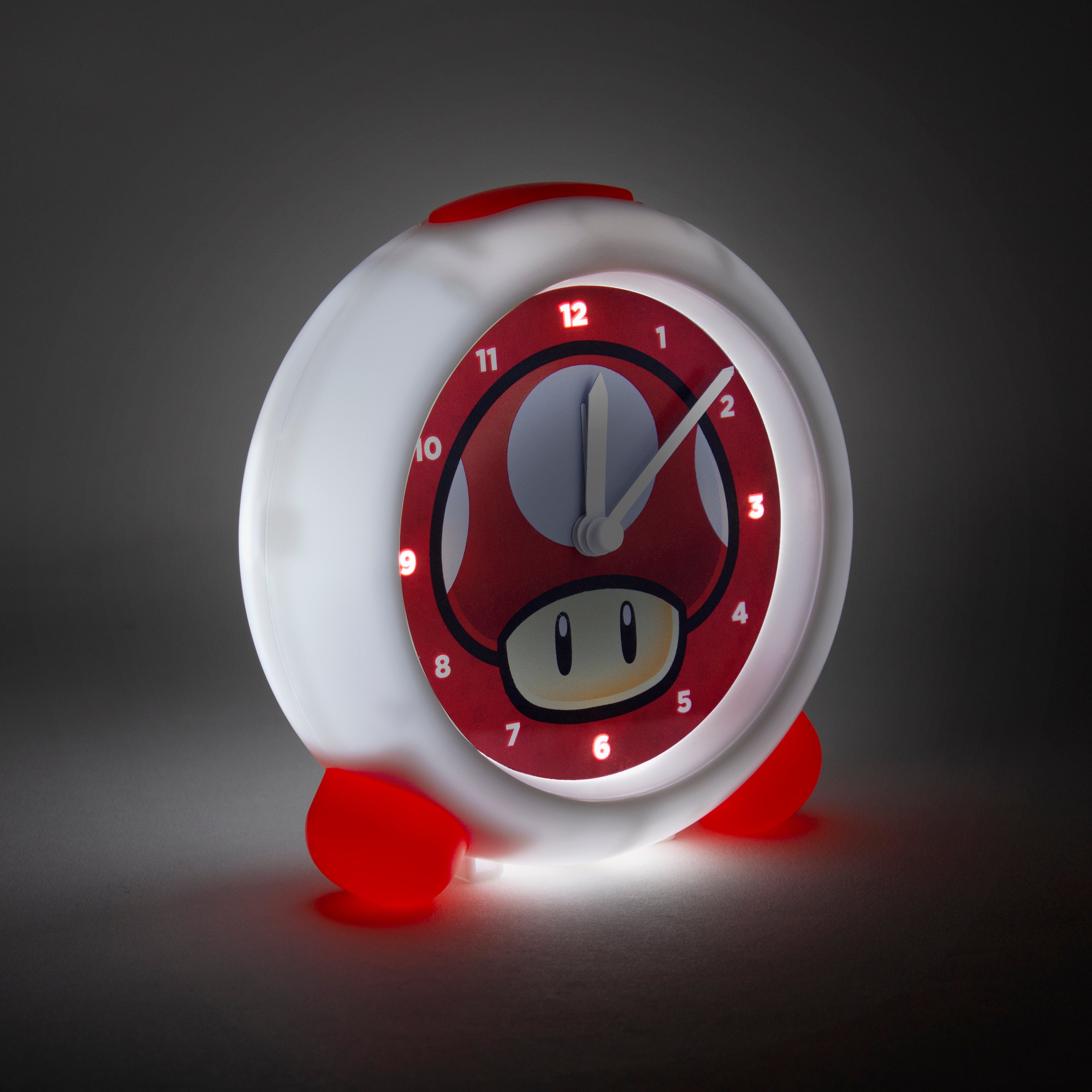 Super Mario Mushroom Light Up Alarm Clock