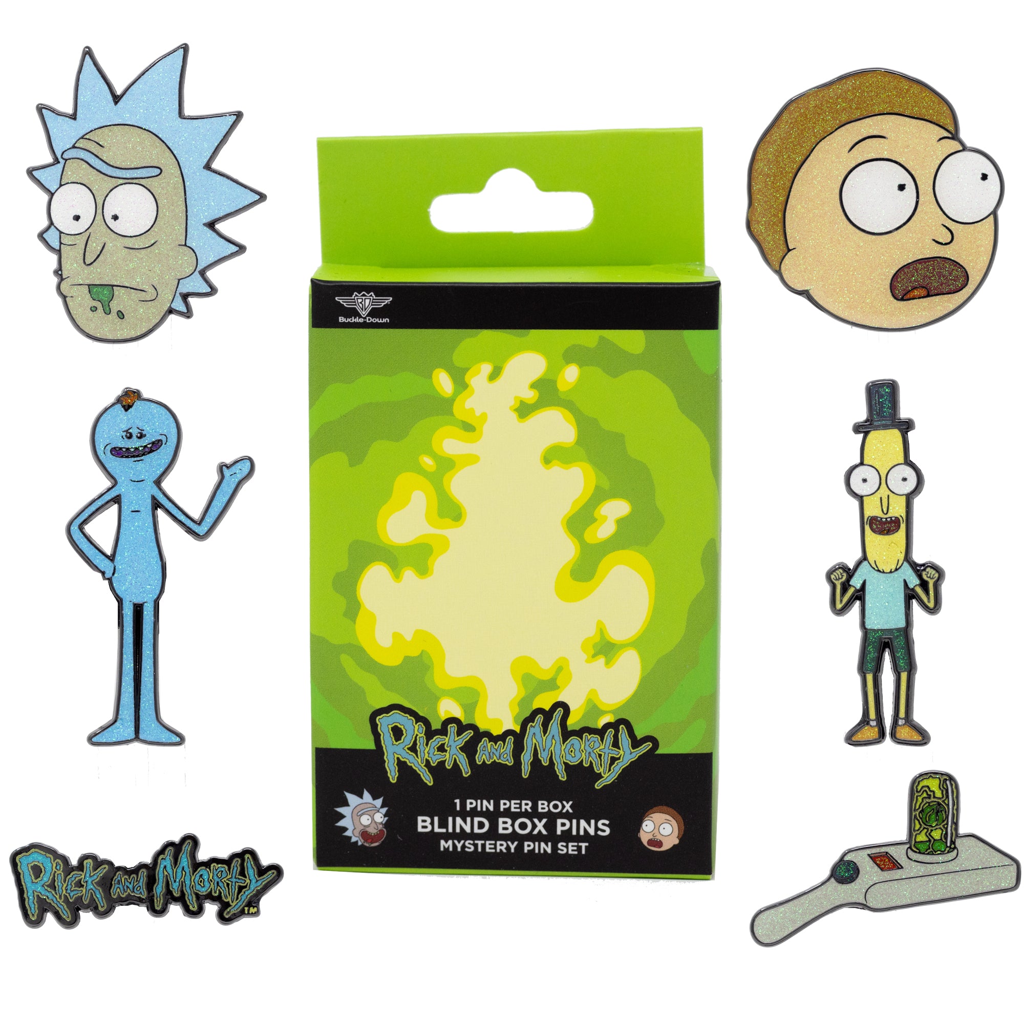 Rick & Morty Blind-Box Collectable Pins