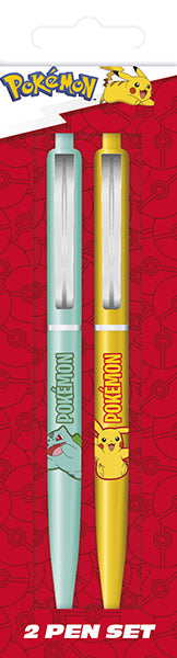 Pokemon 2 Pen Set Bulbasaur and Pikachu