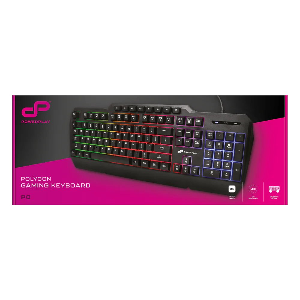 PowerPlay Polygon Gaming Keyboard