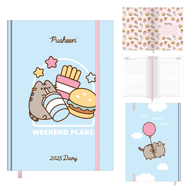 Pusheen 2025 Day to Page Diary