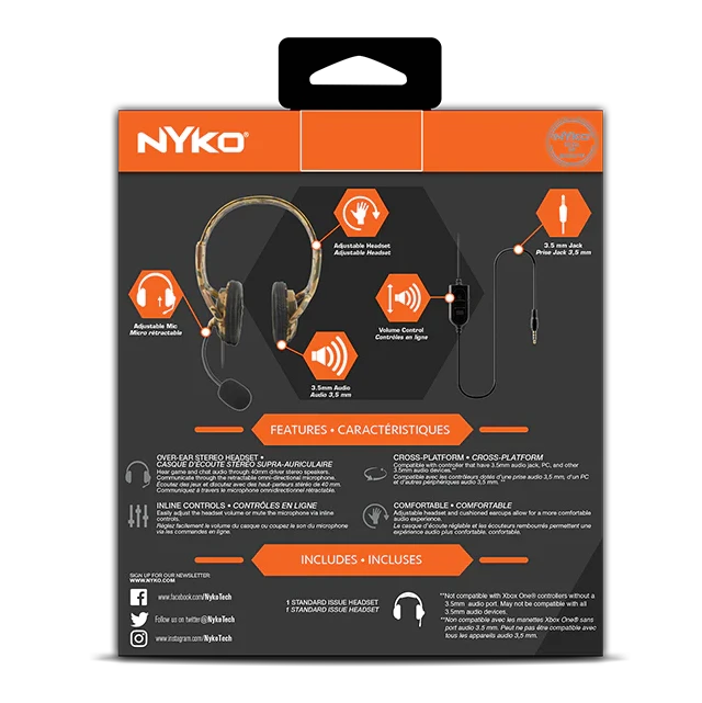 Nyko Universal Standard Issue Headset (Camo)