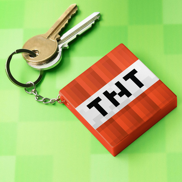 Paladone Minecraft TNT Light Up Keyring