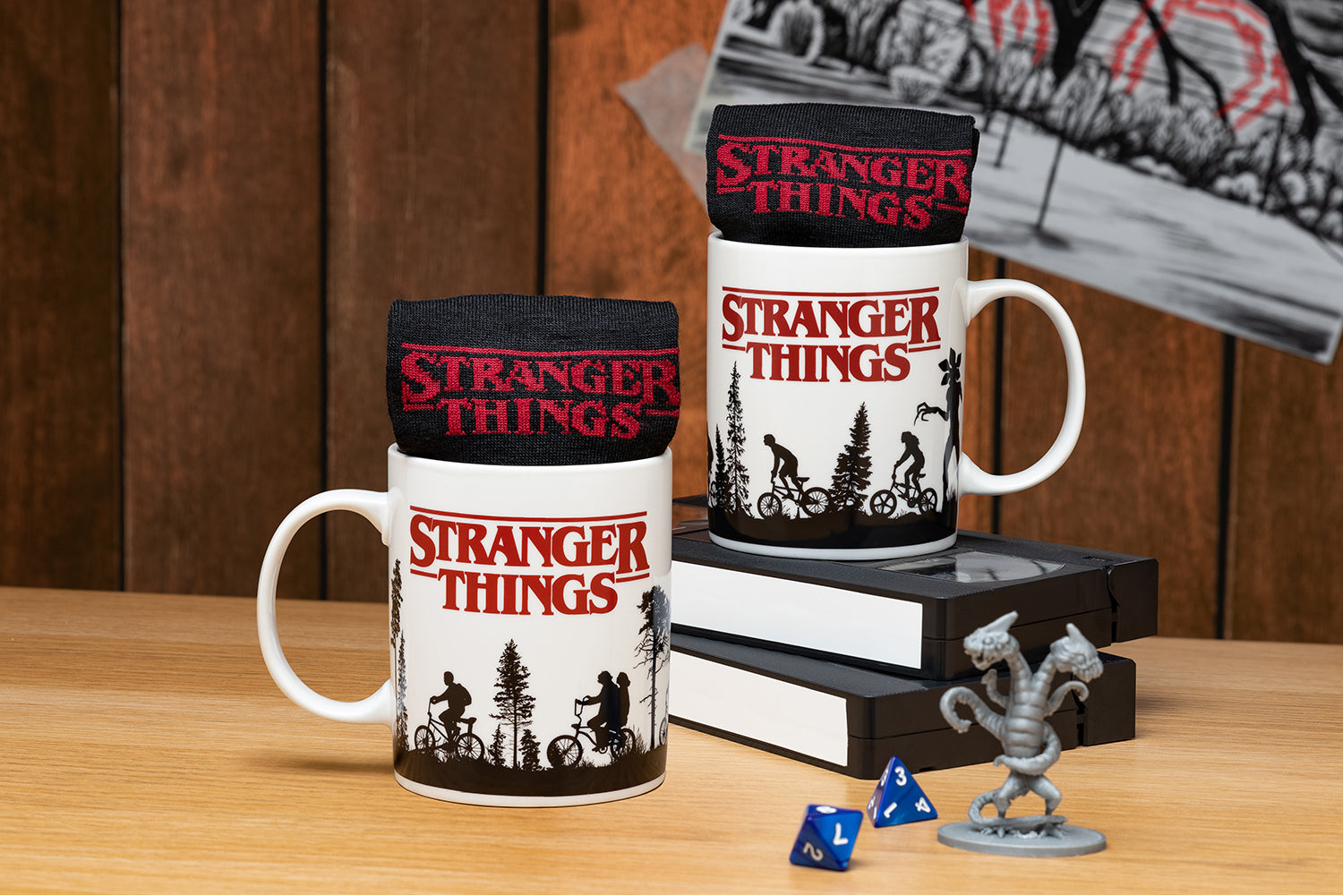 Stranger Things Logo Mug & Socks Set