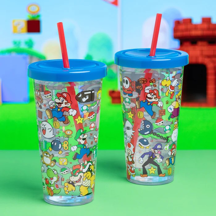 Paladone Mario Kart Cup & Straw