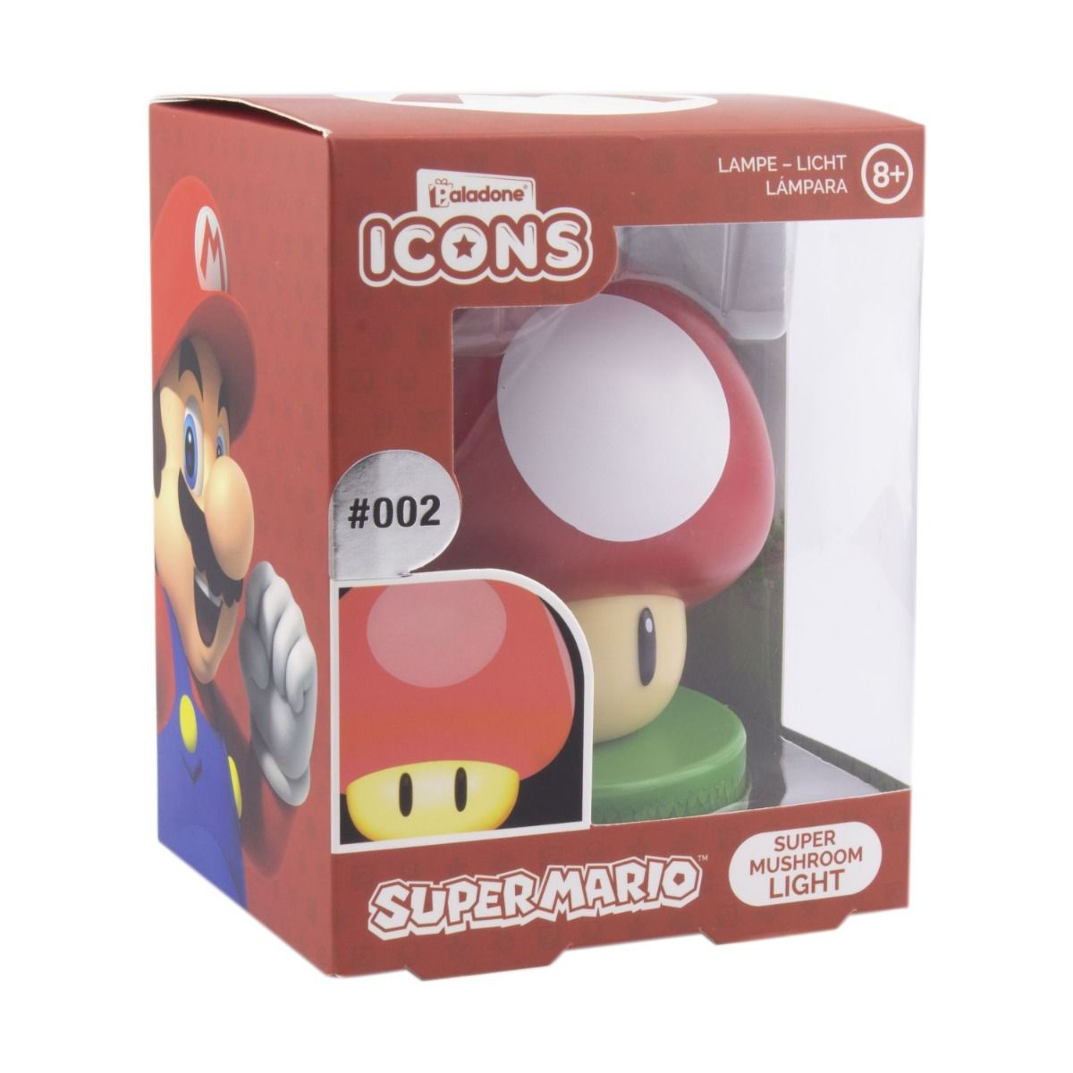 Paladone Nintendo Mushroom Icon Light